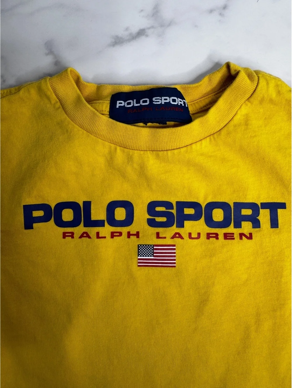 Polo Sport Ralph Lauren Shirt Kids Large Crewneck Short Sleeve Graphic Tee